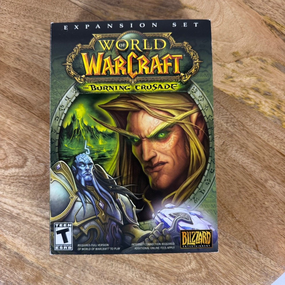 World of Warcraft Burning Crusade Expansion Set PC Mac Blizzard Boxed Complete